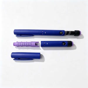 Reusable <b>Pen</b> Injector Plastic Cap Durable Glass Tube Packaging Tool Pharma Cosmetic Use <b>Refillable</b> Injection <b>Pen</b> - Product Image 5