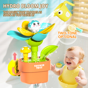 Abeien Jouet de <span class=keywords><strong>bain</strong></span> pour bébé et enfants, d'été, avec <span class=keywords><strong>ventouse</strong></span>, en forme de fleurs en pot de dessin animé mignonnes, avec fonction d'arrosage et de <span class=keywords><strong>jeu</strong></span> de douche - Product Image 5
