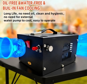 SolidTop Luftkompressor Tragbar <span class=keywords><strong>PCP</strong></span> 12V/110/220V Ölfrei 4500PSI 300Bar <span class=keywords><strong>Auto</strong></span>-Stopp Tauchflaschen Paintball Autoreifen Scuba - Product Image 6