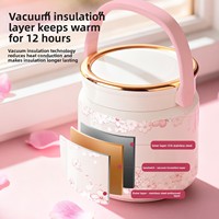 Offre Spéciale – Boîte à lunch isotherme en acier inoxydable 316 pour employés de bureau – Tasse à cuisson lente, pot à soupe Bento, boîte Bento haut de gamme 1,2 L