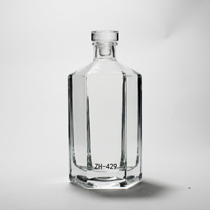 Hot bán sáng tạo ưa thích 500ml tinh thần Gin Rum Tequila rỗng Whisky <span class=keywords><strong>Vodka</strong></span> rượu chai thủy tinh - Product Image 2