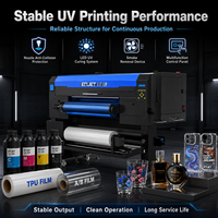 Impresora UV DTF ENJET U602 Avanzada y Confiable de 62 cm con Salida de Tinta Blanca y Barniz para Etiquetas de Cristal de Alto Brillo, Película TPU A/B