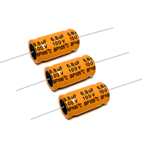 2026 Çok Satan 100uf 0.2fuf 0.2uf 200uf 50V HIFI Eksenel Elektrolitik Kondansatör DIY Ses Gitar Tüp Amplifikatör KİTİ için