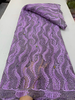 Dentelle africaine élégante NI.AI avec pierres brillantes, dentelle africaine pour femmes, mariage