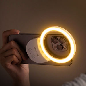Nouvelle Arrivée : Anneau Lumineux Magnétique Portable pour Téléphone, Sans Scintillement, 3 Niveaux de Luminosité pour YouTube Live, Maquillage et Éclairage <span class=keywords><strong>TikTok</strong></span> - Product Image 1