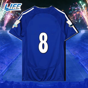 Camiseta de Fútbol Retro Vintage del <span class=keywords><strong>Chelsea</strong></span>, Versión Aficionado, con Nombre de Jugadores como Shevchenko, Ballack y Lampard, Manga Corta, Transpirable, de Poliéster, para Verano - Product Image 1