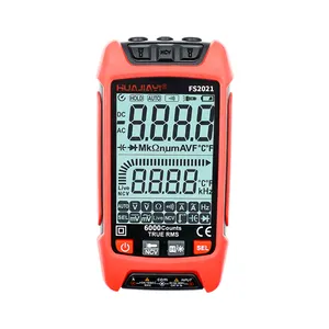 2023 Slimme Digitale Multimeter 6000 Telt Echte Rms Auto Elektrische Capaciteit Meter Temp Weerstand Transistortesters