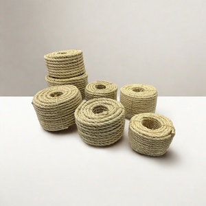 Cuerda de sisal flexible y duradera de alta resistencia Cuerda de fibra suave Corda De Sisal Cuerda barata sin tratar - Product Image 3