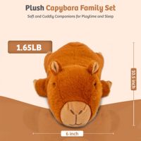 Capybara peluche jouet micro-ondes chauffé en peluche soutien lavande pondéré animaux en peluche pour l'anxiété