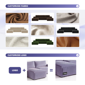 <span class=keywords><strong>Divano</strong></span> Modulare <span class=keywords><strong>a</strong></span> L Sottovuoto con Chaise Longue e Seduta Profonda per Grossisti di Mobili, Ordini OEM ODM per Esportazione in Container - Product Image 5