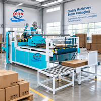 Machine à fabriquer des boîtes en carton, machine à coller semi-automatique pour carton ondulé, machine à plier et coller le carton ondulé