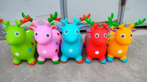 Caballo Inflable de PVC Ecológico, Juguete de Caballo para Niños - Product Image 2