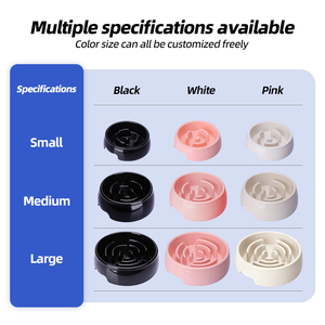 पोर्टेबल 500 एमएल 1000 मिली 1600 मिली कुत्ते धीमी फूड फीडर कटोरे चोक-प्रूफ गैर-पर्ची पर्यावरण अनुकूल प्लास्टिक पालतू जानवरों की आपूर्ति - Product Image 3