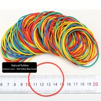 No 18 taille haute qualité Durable petits cheveux élastique coloré élastique pour l'argent et toutes les fins 2 pouces de diamètre