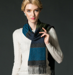 Los hombres de la bufanda de invierno espesar cálido lana material de diseño de moda y las mujeres bufandas venta al por mayor de la fábrica de apoyo por encargo - Product Image 5