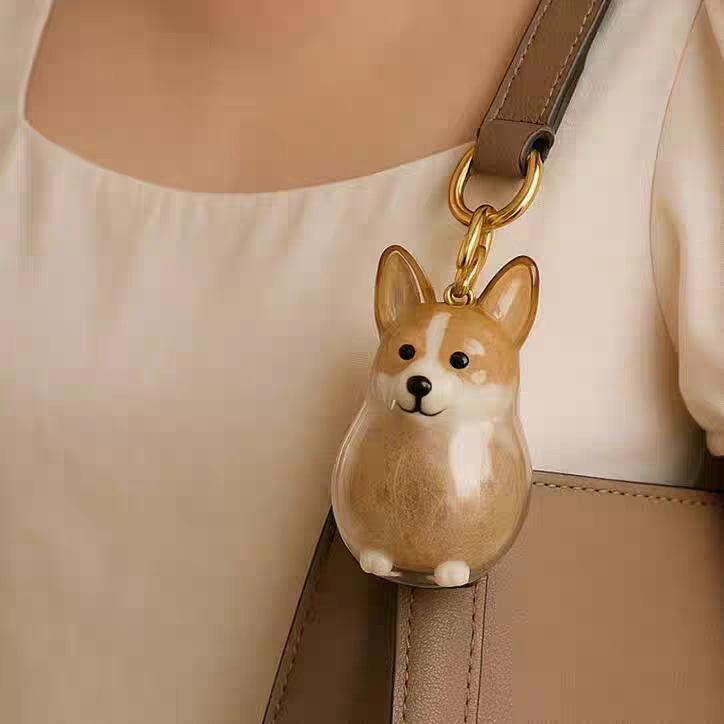 Pendentif chiot 16 #-petit corgi