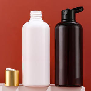 <span class=keywords><strong>Bouteille</strong></span> en plastique PET extrudée personnalisée de 100 ml / 250 ml pour lotion cosmétique, gel douche, avec bouchon à disque et pompe de scellage - Product Image 4