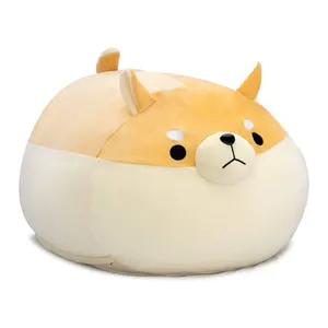 Copertura per sedia a sacco per animali di peluche per bambini copertura per organizzatore di giocattoli di grandi dimensioni per cani gialli solo senza riempimento - Product Image 1