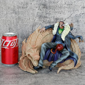 ONE PIECES nuevo 16,5 cm PVC postura sentada <span class=keywords><strong>Shichibukai</strong></span> cocodrilo Manga colección dibujos animados juguete Anime figura modelo - Product Image 3