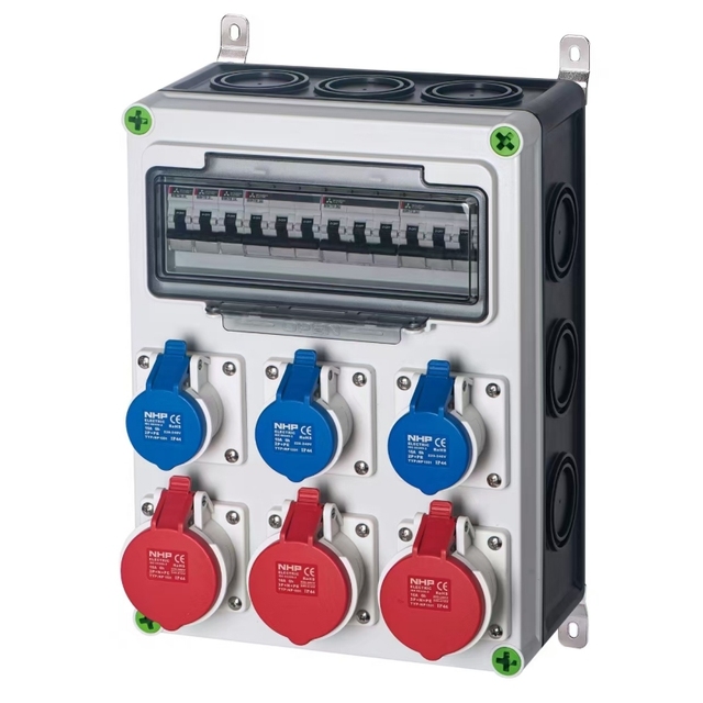 UL94-V0 Certified IP65 Industrial Power Socket Box Industrially Designed PC Junction Box for Electronics Instrument Enclosure