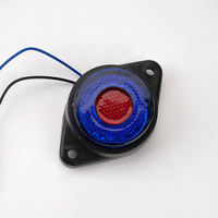 Nouvelle lampe de gabarit latérale ronde à LED bicolore ENSAITE DH-013 de 3 pouces 12/24V pour camion, remorque, poids lourd, tracteur