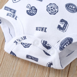 Body de Bebé Unisex para Recién Nacido, Mono de Seguridad con Estampado Bonito, Cómodo, Transpirable, de Manga Corta, con Cierre de Botones a Presión - Product Image 6