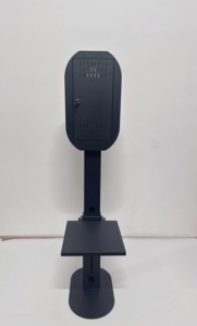Cabina Fotografica Ovale Nera e Bianca per DSLR e <span class=keywords><strong>iPad</strong></span> con Supporto per Stampante, Alimentazione a Corrente, Struttura in Metallo - Product Image 6