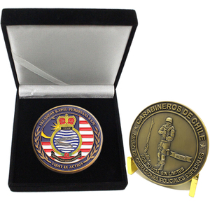 Fabricante de Monedas Personalizadas, Monedas de Metal de Aleación de Zinc con Doble Esmalte Suave y Baño de Oro, Coleccionables, con Diseño de Feng Shui Moderno - Product Image 4