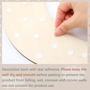 15pcs Dream Big Little One Neutral Nursery Sign Rustic Boho Moon Stars Wood Wall Art Gravé Babyroom Wall Decor - Product Image 6