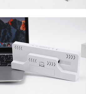 นาฬิกาปลุกตั้งโต๊ะกระจกอ่านหนังสือแบบตัวอักษรสีสันสดใสปรับได้12/24ชั่วโมงนาฬิกาปลุกตั้งโต๊ะสำหรับตกแต่งห้องนอน - Product Image 3