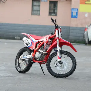 China suppliers make air cooled 4 stroke enduro moto de cross gas motorcycle 250cc with stickers