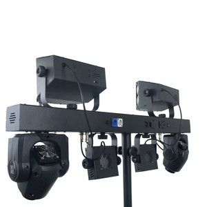 Portable <strong>Gigbar</strong> 4-in-1 Butterfly Strobe Par Moving Head Laser RGBW DMX512 Control Removable Bar Disco Party Stage Light - Product Image 5
