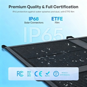 Panel Solar Plegable Alecter de 100W, Monocristalino Negro, Certificado TUV, 23% de Eficiencia en Generación de Energía, Gran Venta - Product Image 3