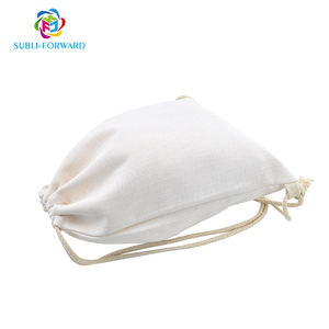 Subli-forward Haute Qualité <span class=keywords><strong>Lopo</strong></span> Sublimation Blancs Personnalisé Noël Xmas Sublimation Textile Lin Cordon Sac - Product Image 3