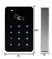 Système de contrôle d'accès aux portes, clavier de contrôle d'accès avec lecteurs de cartes RFID 125 kHz 13,56 MHz et contrôle d'accès par mot de passe