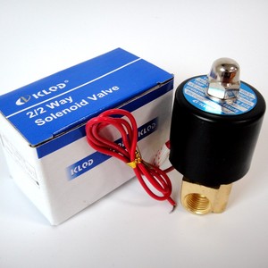 Gamme d'électrovannes haute pression 20bar Max laiton et acier inoxydable 24V 220V 12V Options d'alimentation 2W025-08 - Product Image 1