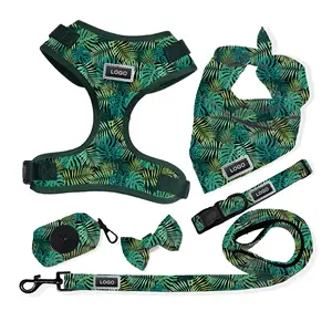 Reflective No Pull Customized Dog Harness Vest For Small Medium Large dogs custom reversible dog harness