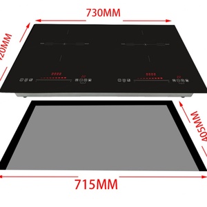 Fabricante Chino OEM/ODM de Electrodomésticos, Placa de Inducción Eléctrica de 2 Zonas con Temporizador - Product Image 2