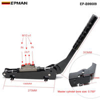 EPMAN Frein à main hydraulique universel à dérive Maître-cylindre Double pompe Frein à main à dérive pour voiture de course EP-B99009