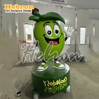 Figurine de dessin animé en résine personnalisable, sculpture de personnage IP réaliste, poupée/mascotte sur mesure pour affichage au sol