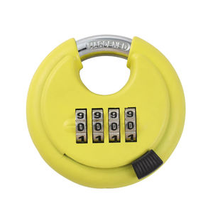 ANLI American Candado de acero inoxidable de disco de combinación de 4 dígitos Candado de aleación de zinc anticorte - Product Image 2