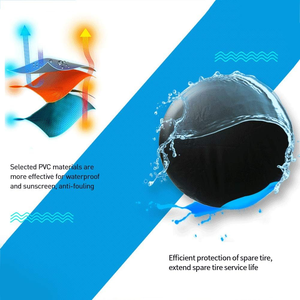 Funda de Repuesto para Neumáticos OEM, Compatible con SUV, Jeep, RV, Remolque, Camión, Impermeable, a Prueba de Polvo, de Cuero PVC, Fundas para Neumáticos de Repuesto - Product Image 6