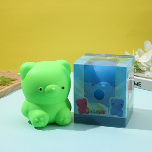 Giant TPR Soft Bear Squishy Toy Stretchy Sensory <b>Fidget</b> Toys for Adults Heavy Stress Relief Venting Animals Squeeze Toy Bulk - Product Image 1
