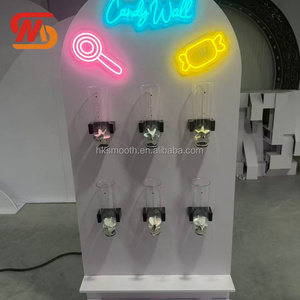 Decoración de Pared para Bodas y Fiestas, Arco 3D para Baby Shower, Fondo de Pared de Acrílico y PVC Colorido con Diseño de Caramelos - Product Image 3