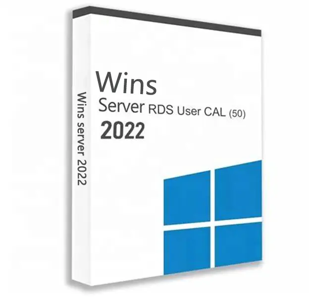 Win Server 2022 Bureau à distance 50 utilisateurs/appareils Cal Win Server 2022 RDS 50 utilisateurs/appareils Licence Cal Envoyer par Ali Chat