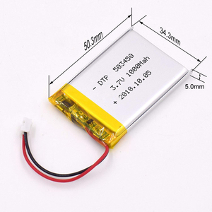 <span class=keywords><strong>Batterie</strong></span> <span class=keywords><strong>Lipo</strong></span> Graphène 1000MAH DTP503450 3.7v Porte-<span class=keywords><strong>Batterie</strong></span> - Product Image 2