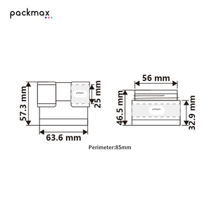 Flacone in Plastica a Doppio Strato con Bocca Larga da 30g 50g per Balsamo Detergente e <span class=keywords><strong>Maschera</strong></span> all'Argilla - Confezione Vuota Premium per Cosmetici - Product Image 5