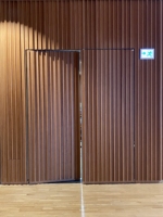Paneles de pared de bambú respetuosos con el medio ambiente, para centro comercial, hotel, 2023