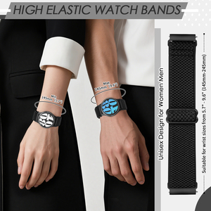 Correas de reloj de liberación rápida de 22 mm para mujeres y hombres, compatibles con Samsung/Garmin/<span class=keywords><strong>Amazfit</strong></span>/Huawei/Polar/COROS/Xiaomi/Suunto, correa de repuesto. - Product Image 3