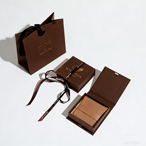 Bolsa de Papel para Joyería con Logotipo Personalizado al por Mayor, Bolsa de Compras para Joyería con Cinta, Bolsa de Papel para Empaque de Joyería, Bolsa para Collares y Anillos - Product Image 2